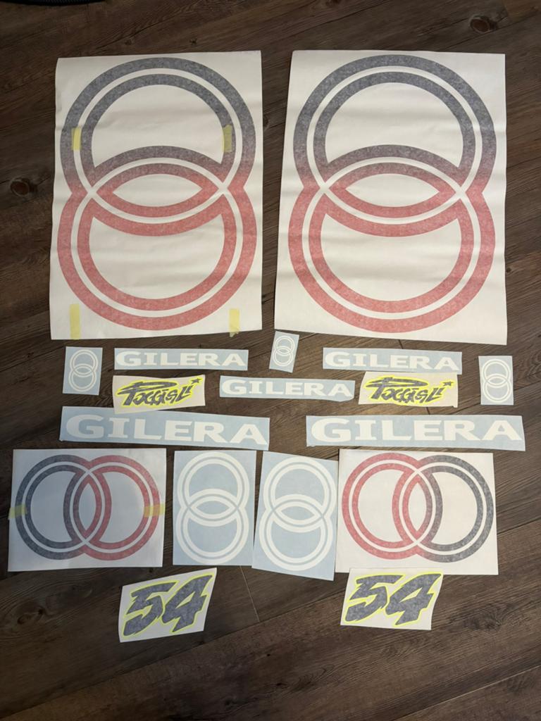 Gilera sticker set, Ophalen of Verzenden, Nieuw, Overige typen
