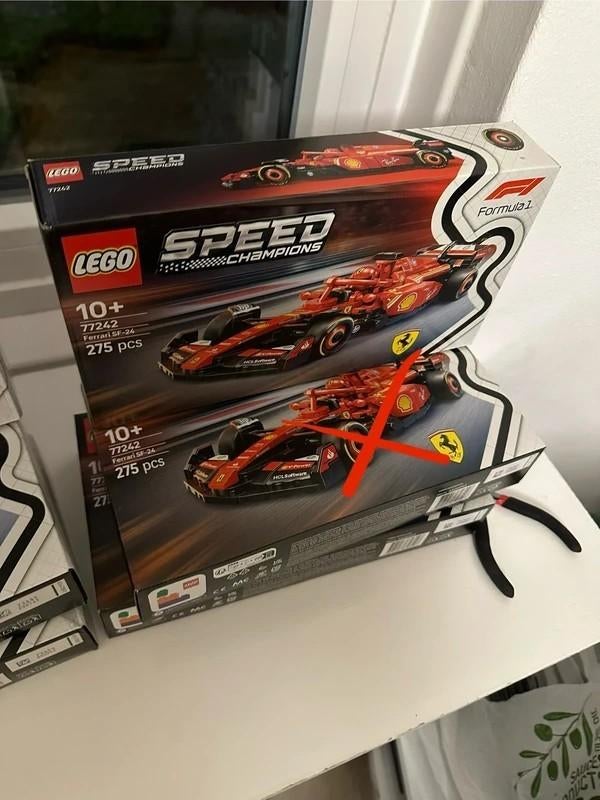 LEGO Speed Champions Ferrari SF-24 - 77242, Info@lego.com, Nieuw, Compleet, Complete set