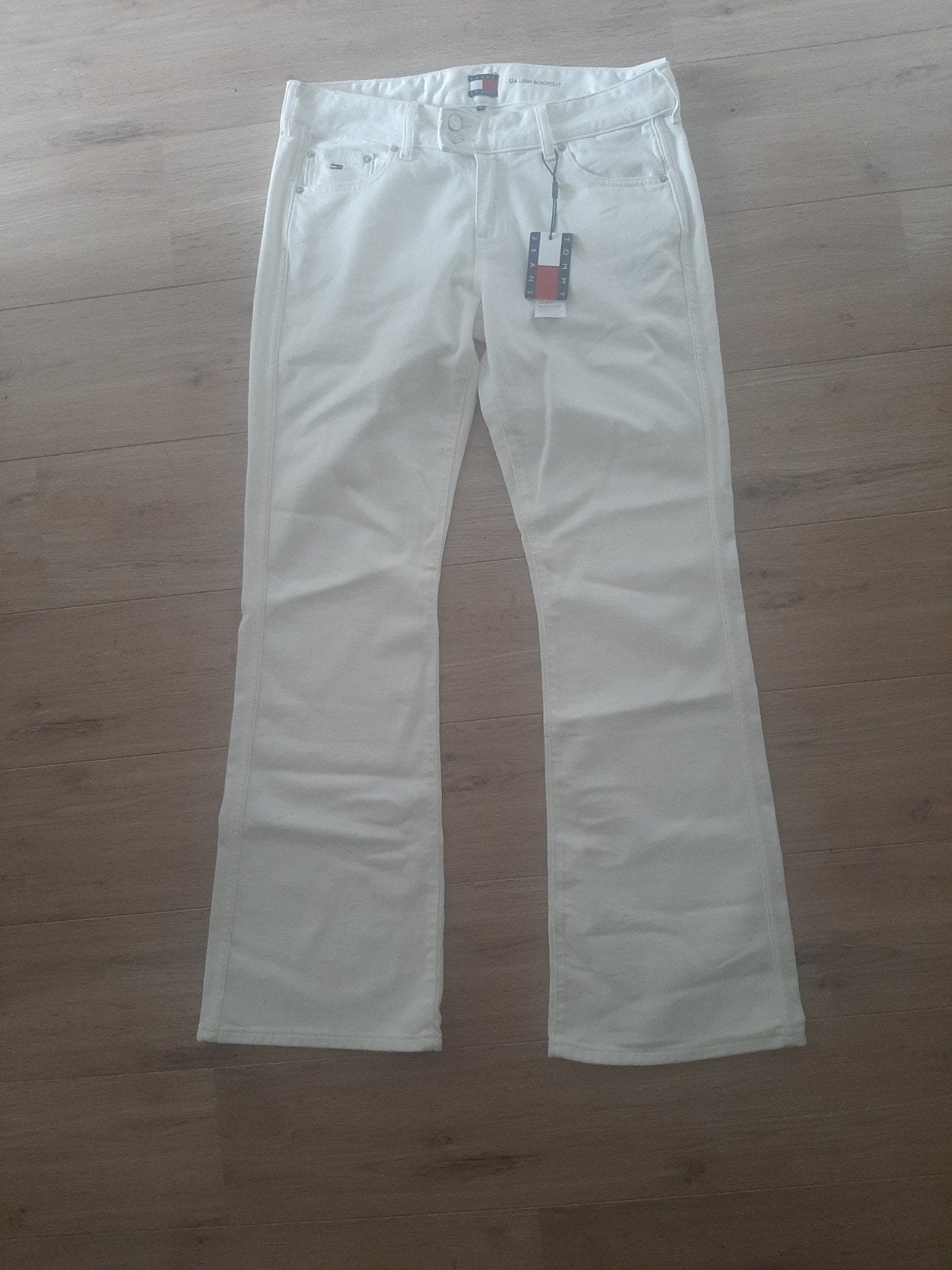 Tommy Hilfiger - mooie nieuwe witte Spijkerbroek  mt 32 / 32, Kleding | Dames, Wit, Nieuw, Ophalen of Verzenden, W33 - W36 (confectie 42/44)