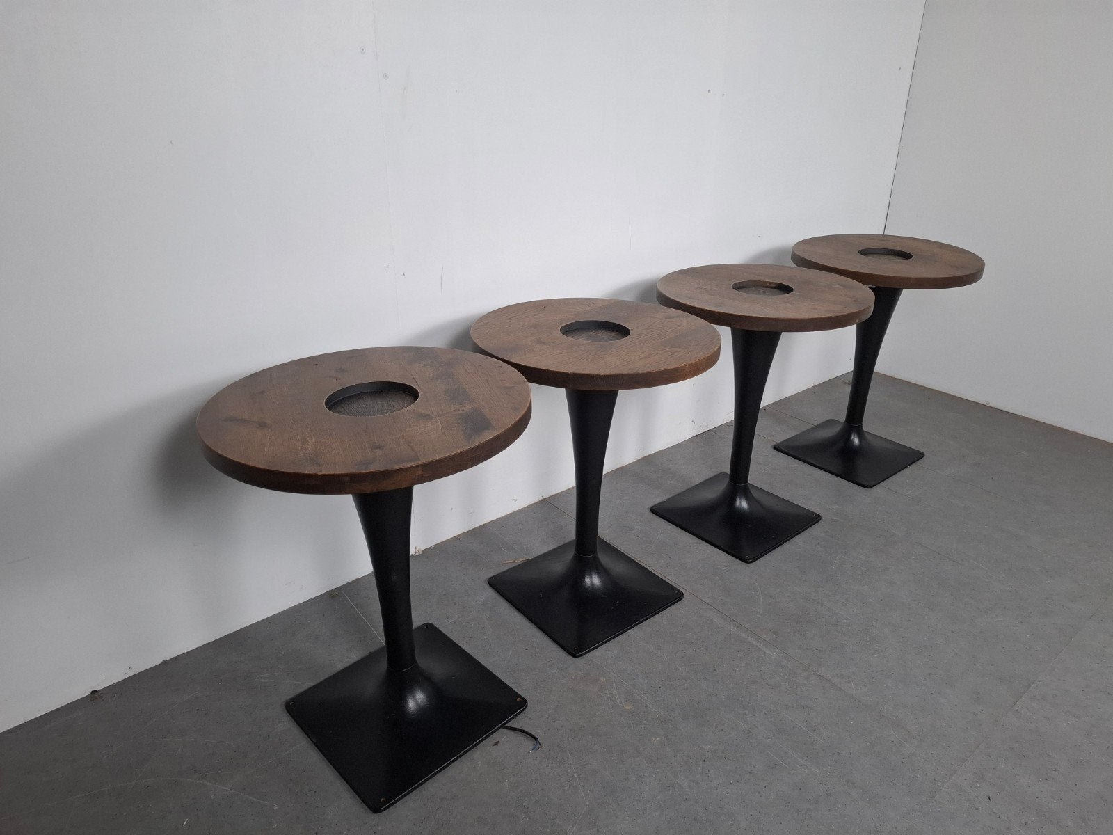 Custom made Tafels (4 stuks los of set) | GRATIS BEZORGING, Rond, 60 cm of meer, Hout, 55 tot 75 cm