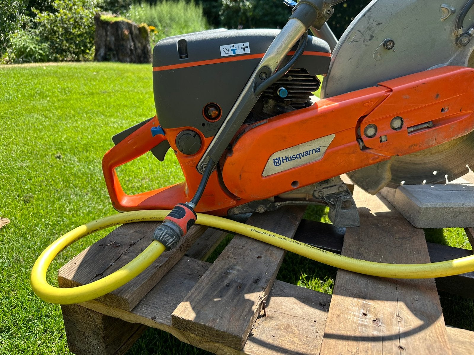 Husqvarna bandenzaag tegelzaag k760, Ophalen, Gebruikt