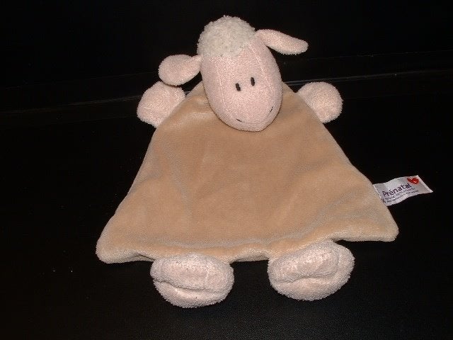 PRENATAL SCHAAP KNUFFELDOEKJE DRIEHOEKIG VELOURS, Ophalen of Verzenden, Nieuw, Overige typen