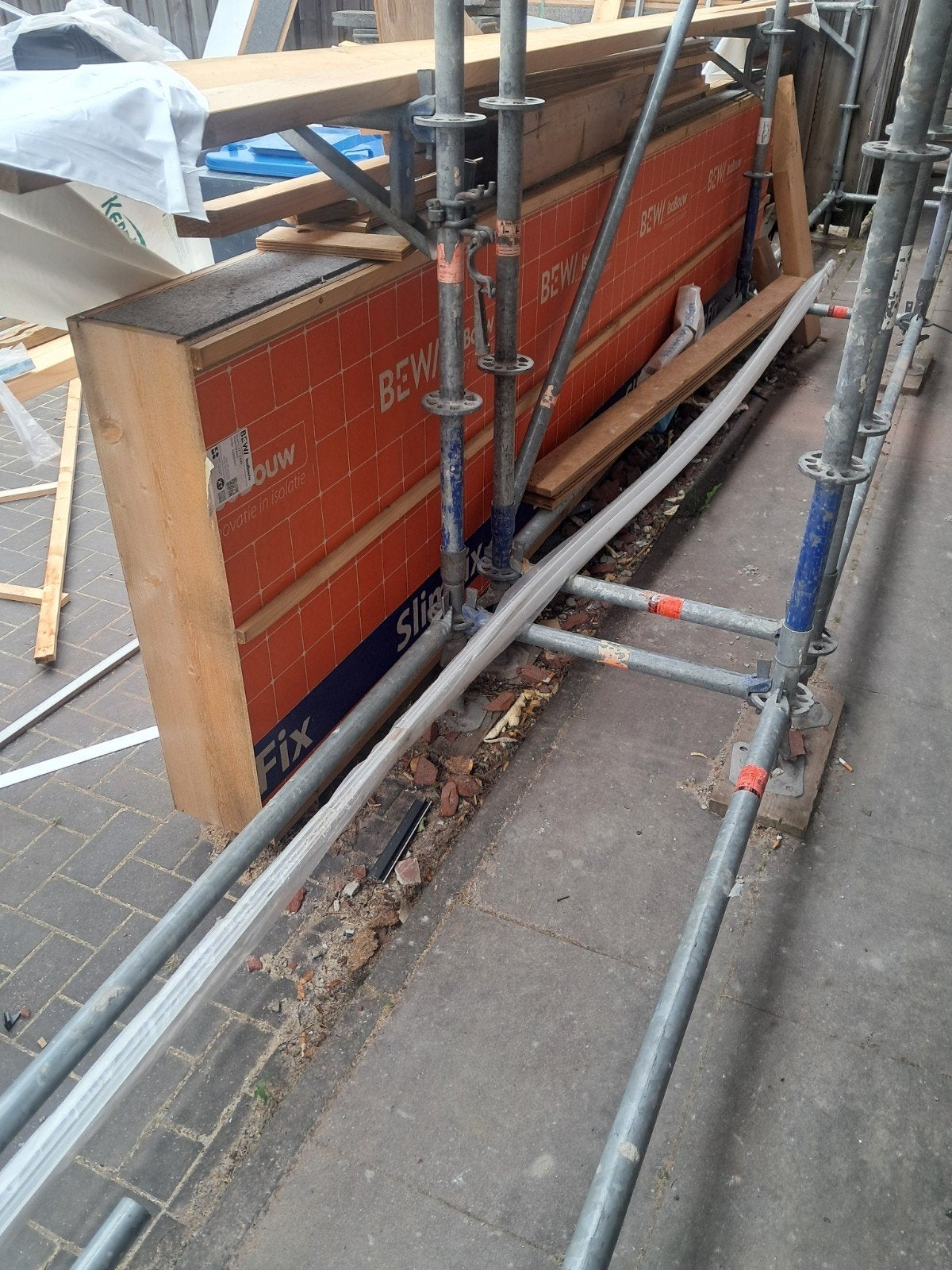 Te koop isobouw slimfix dakplaten, Doe-het-zelf en Verbouw, Ophalen of Verzenden, Piepschuim (Tempex), 15 m² of meer