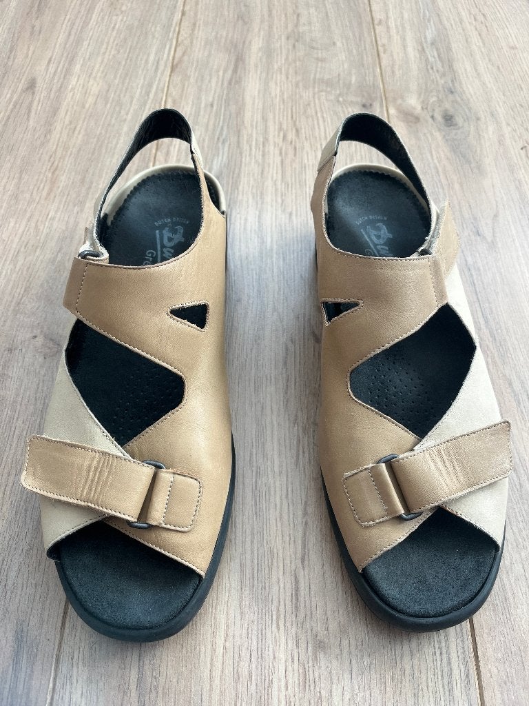 Leren sandalen - Durea Greenway, Kleding | Dames, Schoenen, Overige kleuren, Gedragen, Durea Greenway, Sandalen of Muiltjes