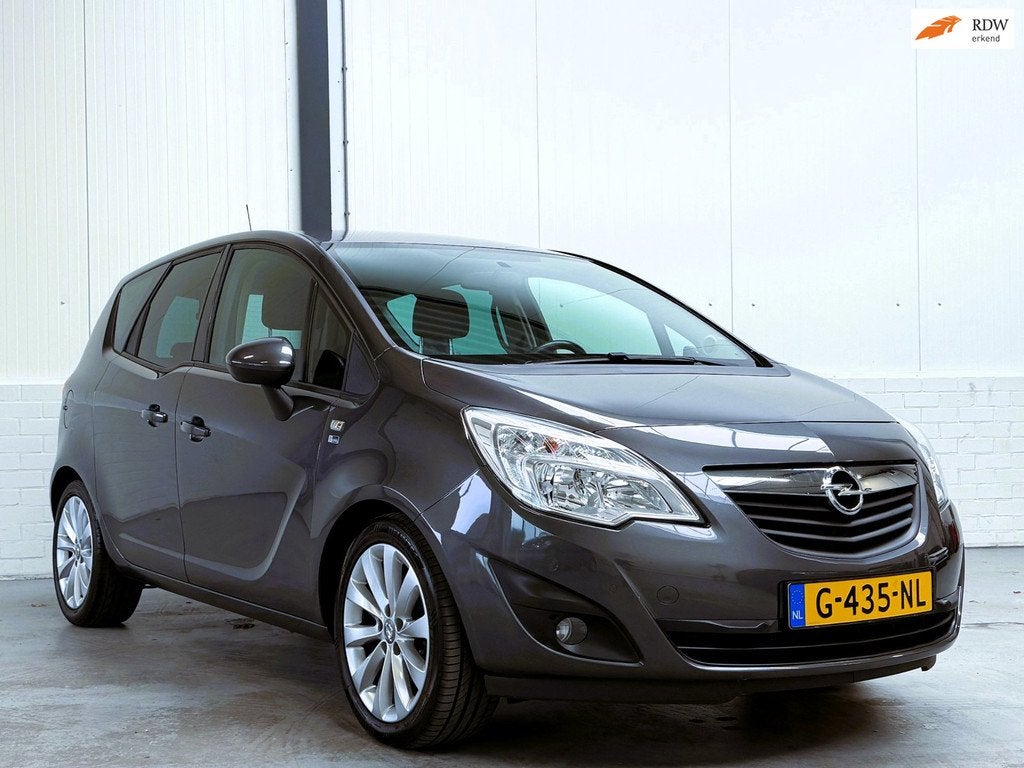 Opel Meriva 1.4 Turbo Cosmo|Automaat|Trekhaak, Auto's, Opel, Gebruikt, 4 cilinders, Leder en Stof, 14 km/l