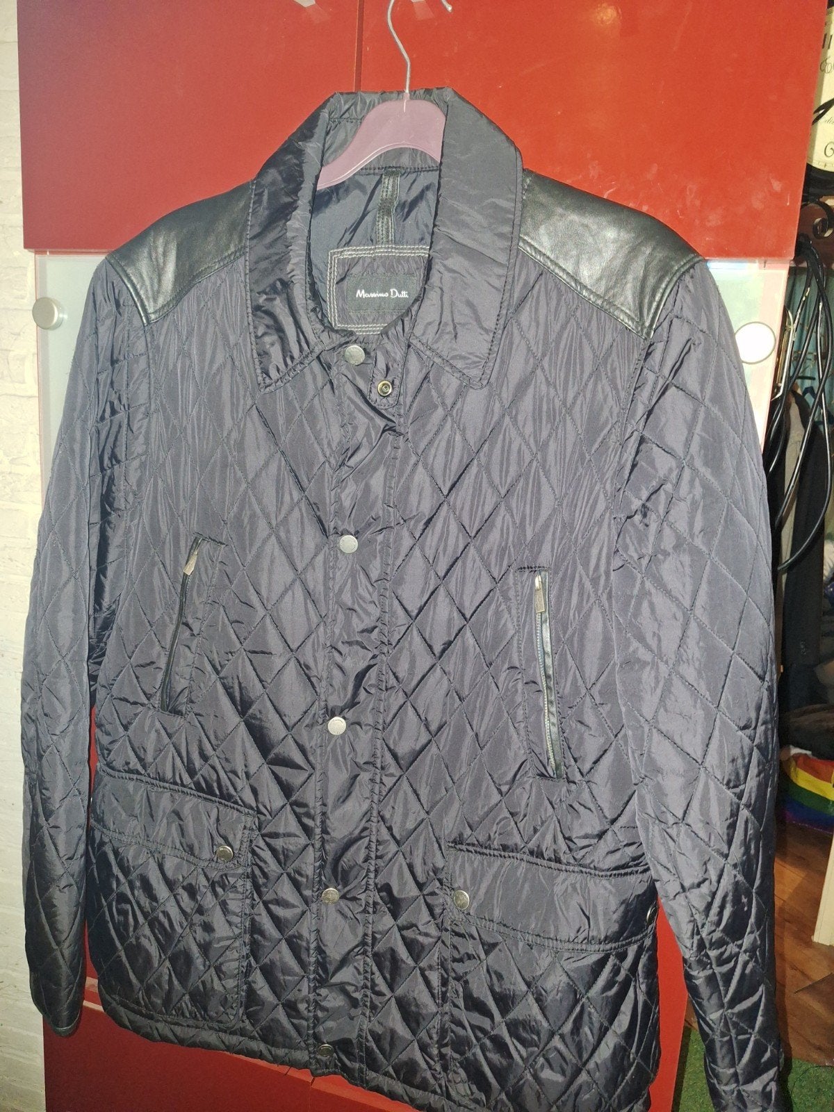Massimo Dutti herenjack, Ophalen of Verzenden, Zo goed als nieuw, Maat 56/58 (XL), Blauw