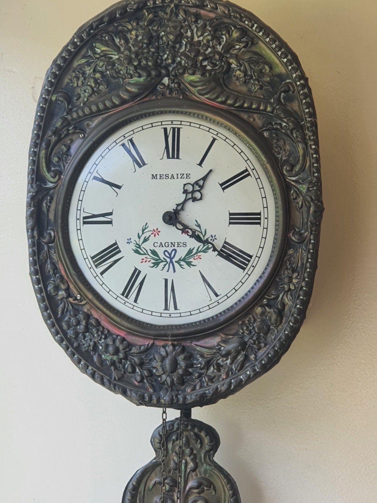 Antieke wandklok – prachtige staat, Ophalen