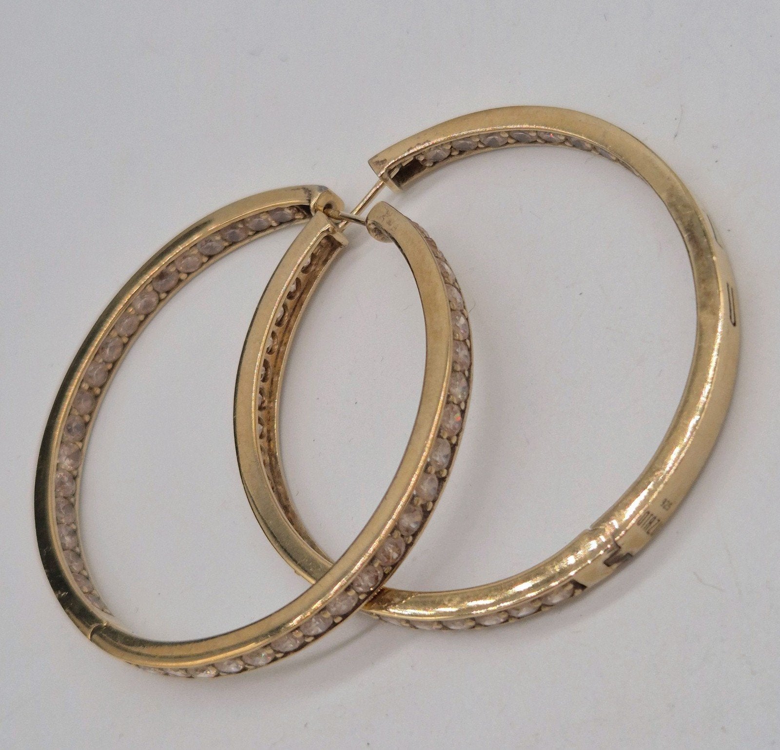 Mooie zilveren 925 vergulde OTAZU oorbellen, Sieraden, Tassen en Uiterlijk, Oorbellen, Verzenden, Gebruikt, Goud, Zilver