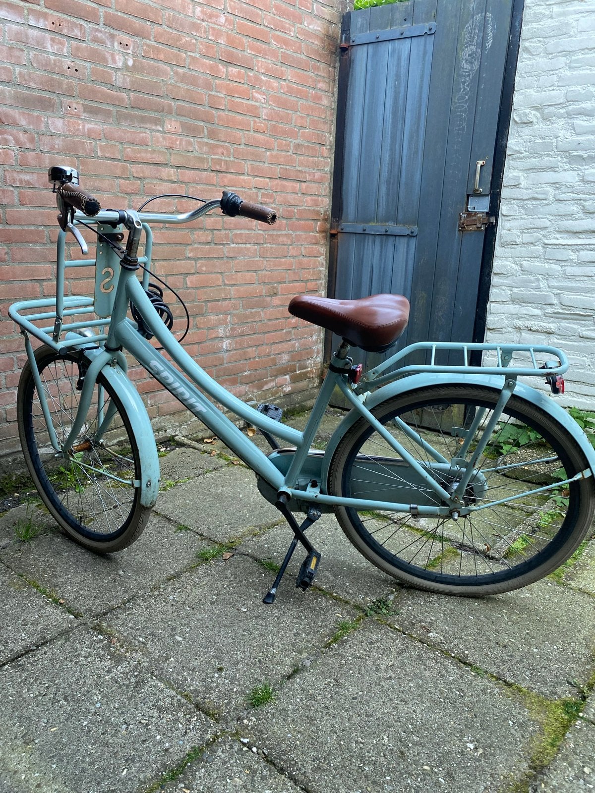 Spirit transportfiets met versnellingen en voordrager, Overige merken, Terugtraprem, Gebruikt, Versnellingen