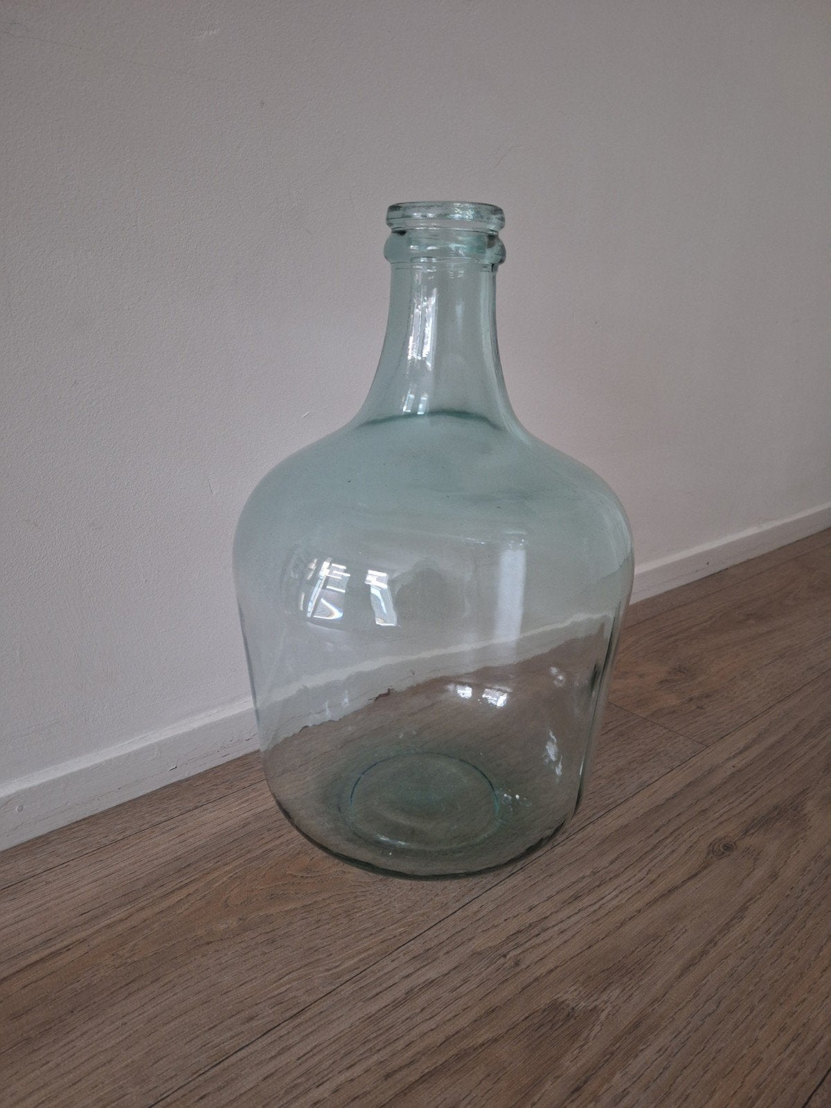 Mica Decorations vaas Diego, gerecycled glas, Huis en Inrichting, Woonaccessoires | Vazen, Ophalen, Transparant, 42 cm, Gerecycled glas