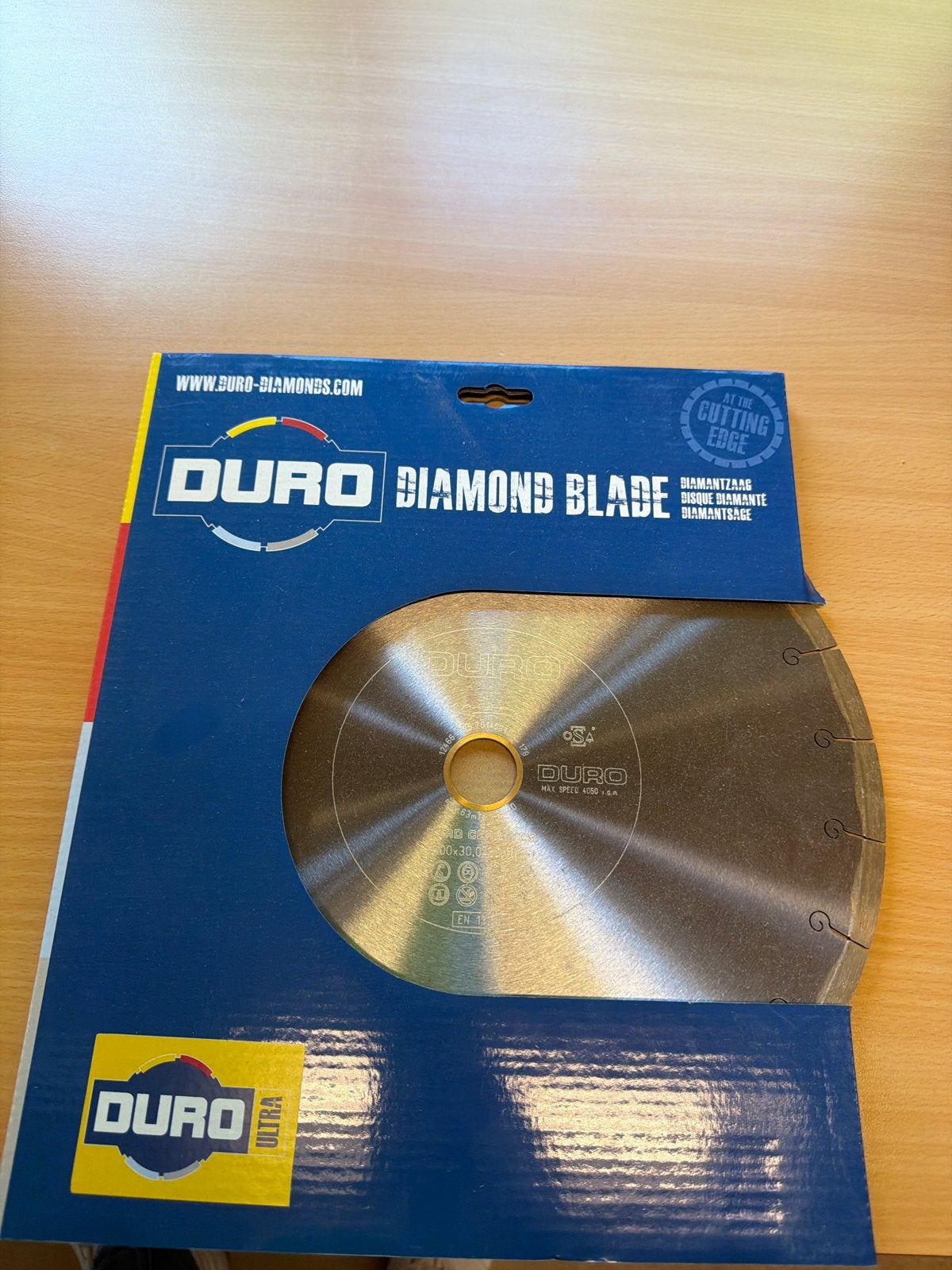 Nieuw Duro Diamond Blade DU-HT 300, Ophalen, 70 mm of meer, Overige typen, Nieuw