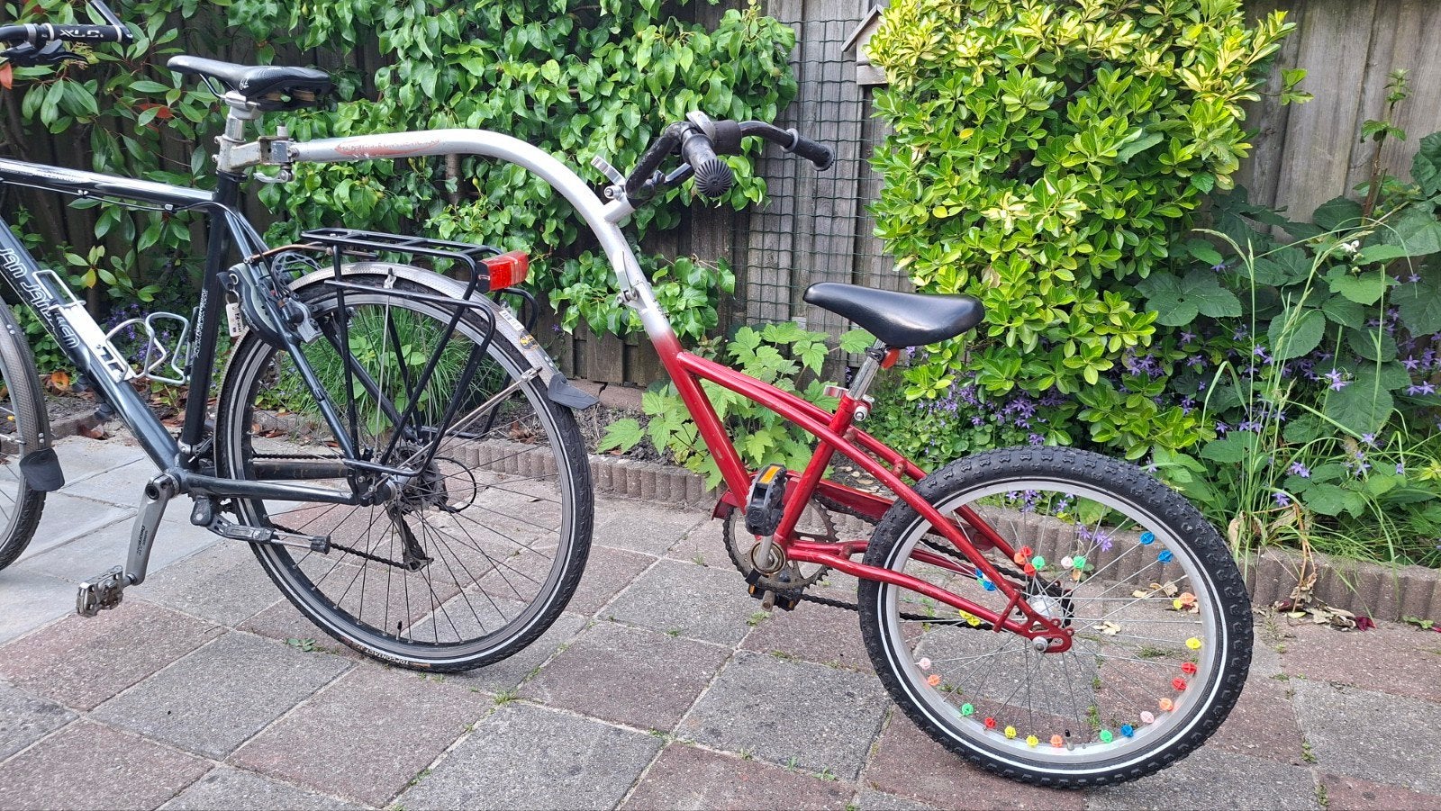 Aanhangfiets kind, Ophalen, Gebruikt, Aanhangfiets, Opvouwbaar