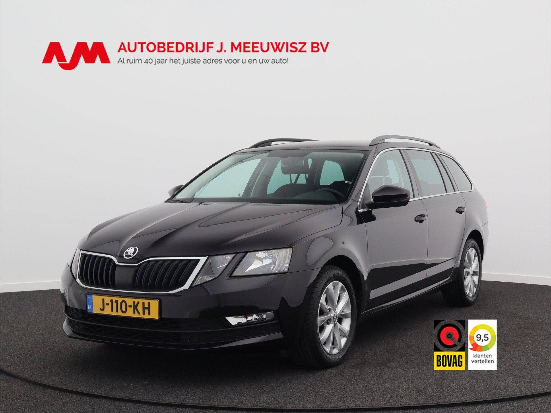 Skoda Octavia Combi 1.0 TSI Greentech Business Edition/ lage, Auto's, Gebruikt, Zwart, Origineel Nederlands, 3 cilinders