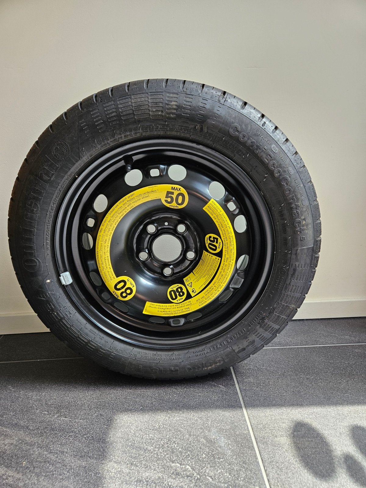Reservewiel met krik en wielmoersleutel, Auto-onderdelen, Banden en Velgen, Ophalen, 15 inch, Nieuw, 185 mm