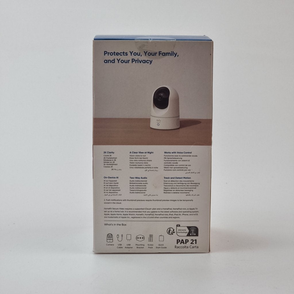 Eufy Indoor Cam 2K Pan & Tilt | Nieuw in seal, Flex Ltd., Nieuw, https://flex.com/contact-us, Nobelstraat 10, 5807 GA Oostrum LB, Limburg, Nederland