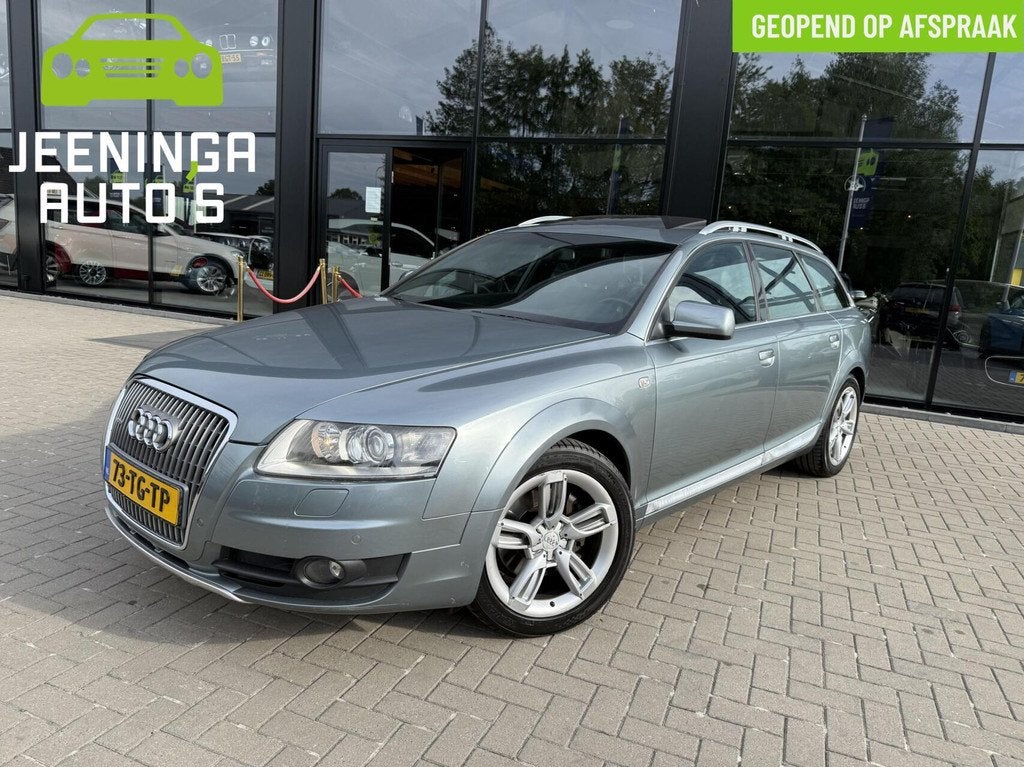 Audi A6 allroad quattro 2.7 TDI Pro Line|ElekTrekhaak|Luchtv, Auto's, Audi, Automaat, Gebruikt, Zwart, 2698 cc