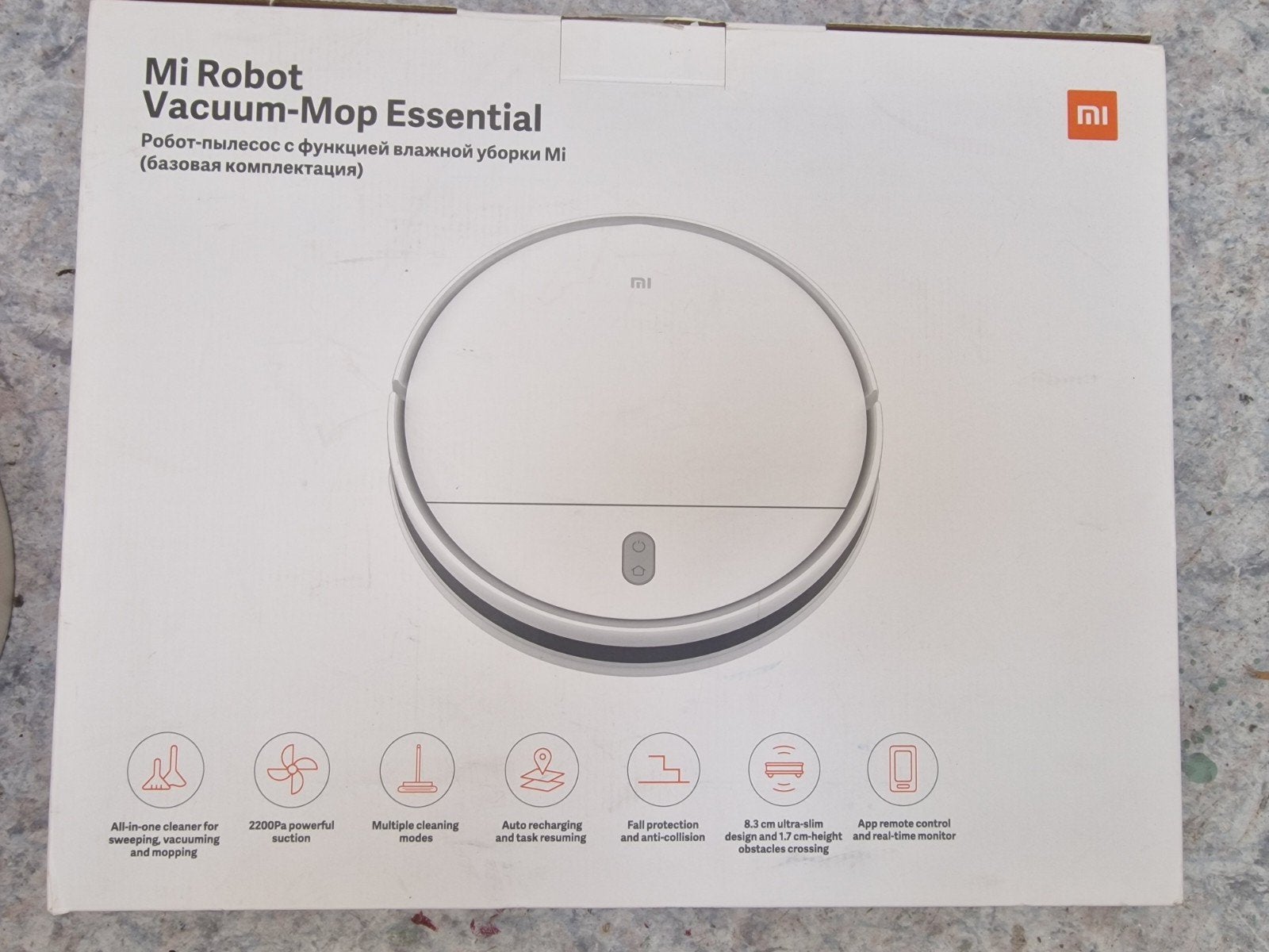 Xiaomi Mi Robot Vacuum-Mop Essential Robotstofzuiger, Ophalen, Robotstofzuiger