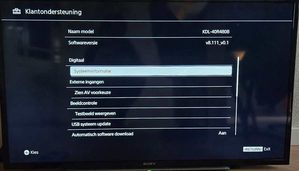 Sony KDL-40R480B Full HD LED TV, Ophalen of Verzenden, 100 cm of meer, 50 Hz, Sony