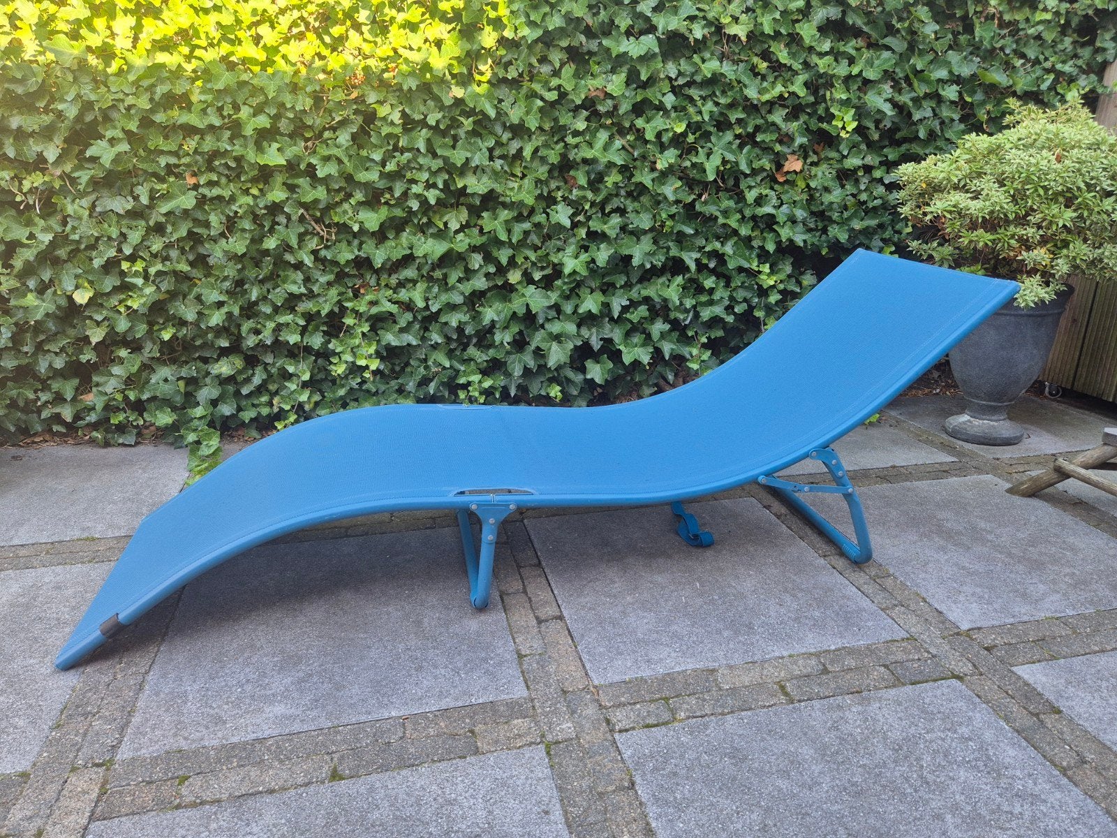 ligstoel, Tuin en Terras, Ligbedden, Ophalen of Verzenden, Gebruikt, Inklapbaar