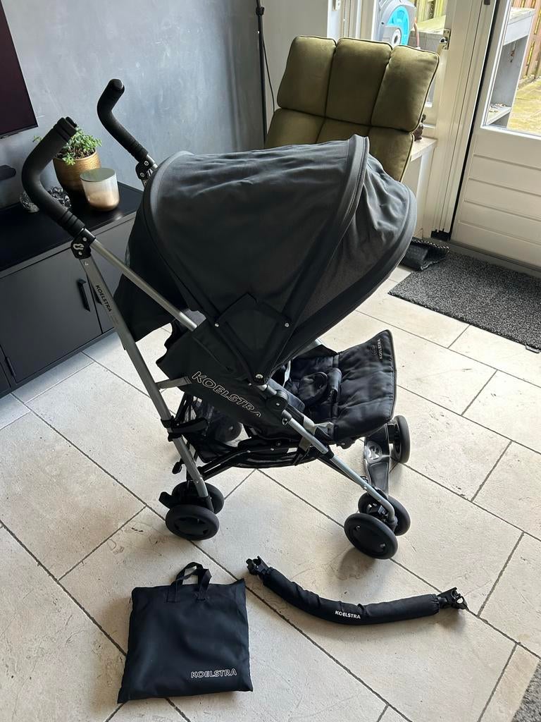 Koelstra T4 Simba buggy antraciet, Kinderen en Baby's, Buggy's, Ophalen, Gebruikt, Koelstra, Verstelbare rugleuning