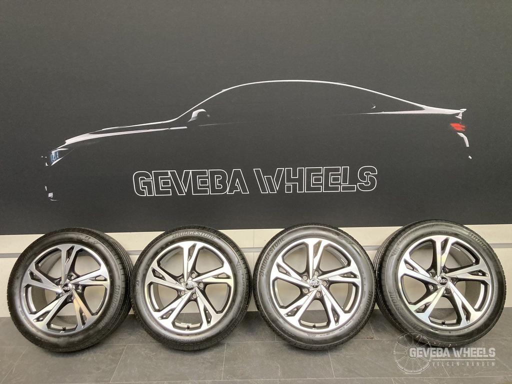 20” originele Audi Q6 Etron RS velgen banden breedset 5x130, Gebruikt, 255 mm, -, -