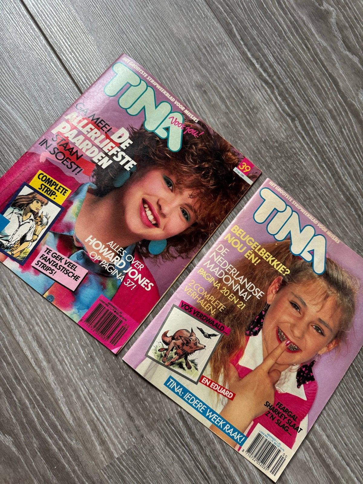 2 Tina magazines uit 1985 en 1986, Ophalen of Verzenden, Zo goed als nieuw, Damesbladen
