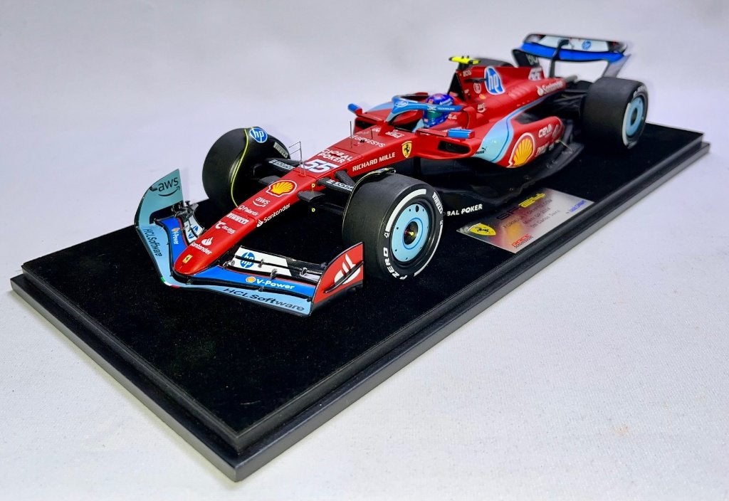 Ferrari SF-24 Miami Carlos Sainz LS18F1062 Looksmart, Hobby en Vrije tijd, Modelauto's | 1:18, Ophalen of Verzenden, Nieuw, Auto