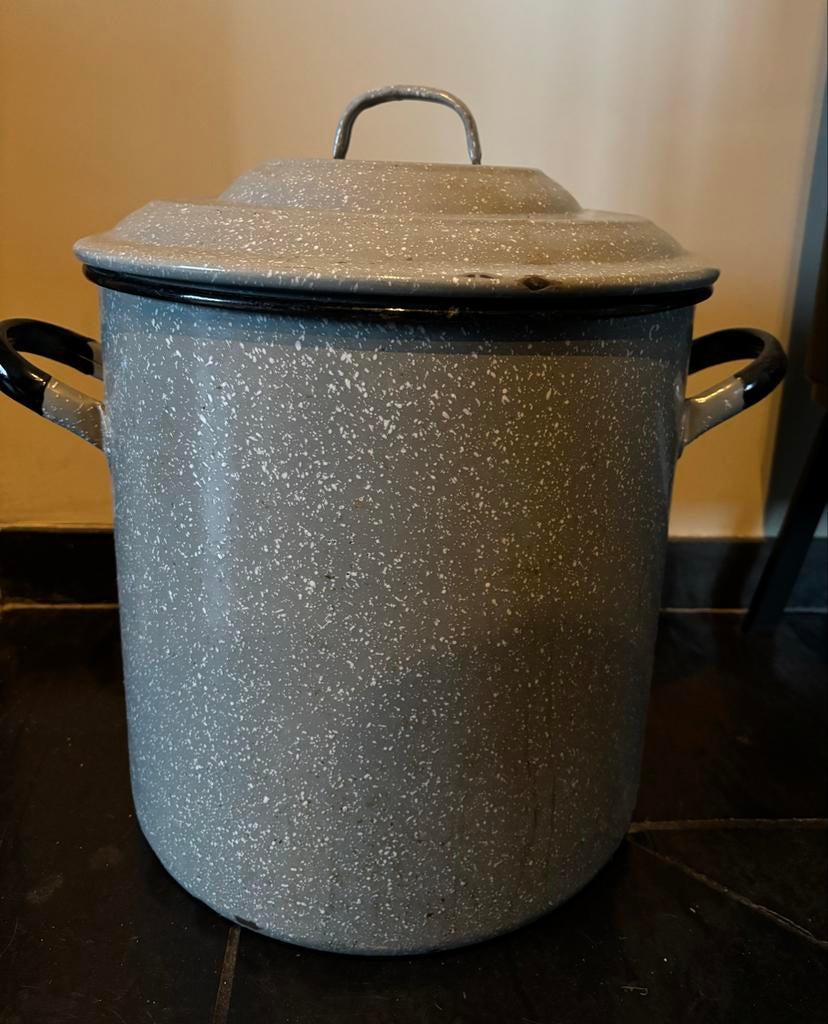 Emaille weckketel, Ophalen, Gebruikt, Overige materialen, Overige typen