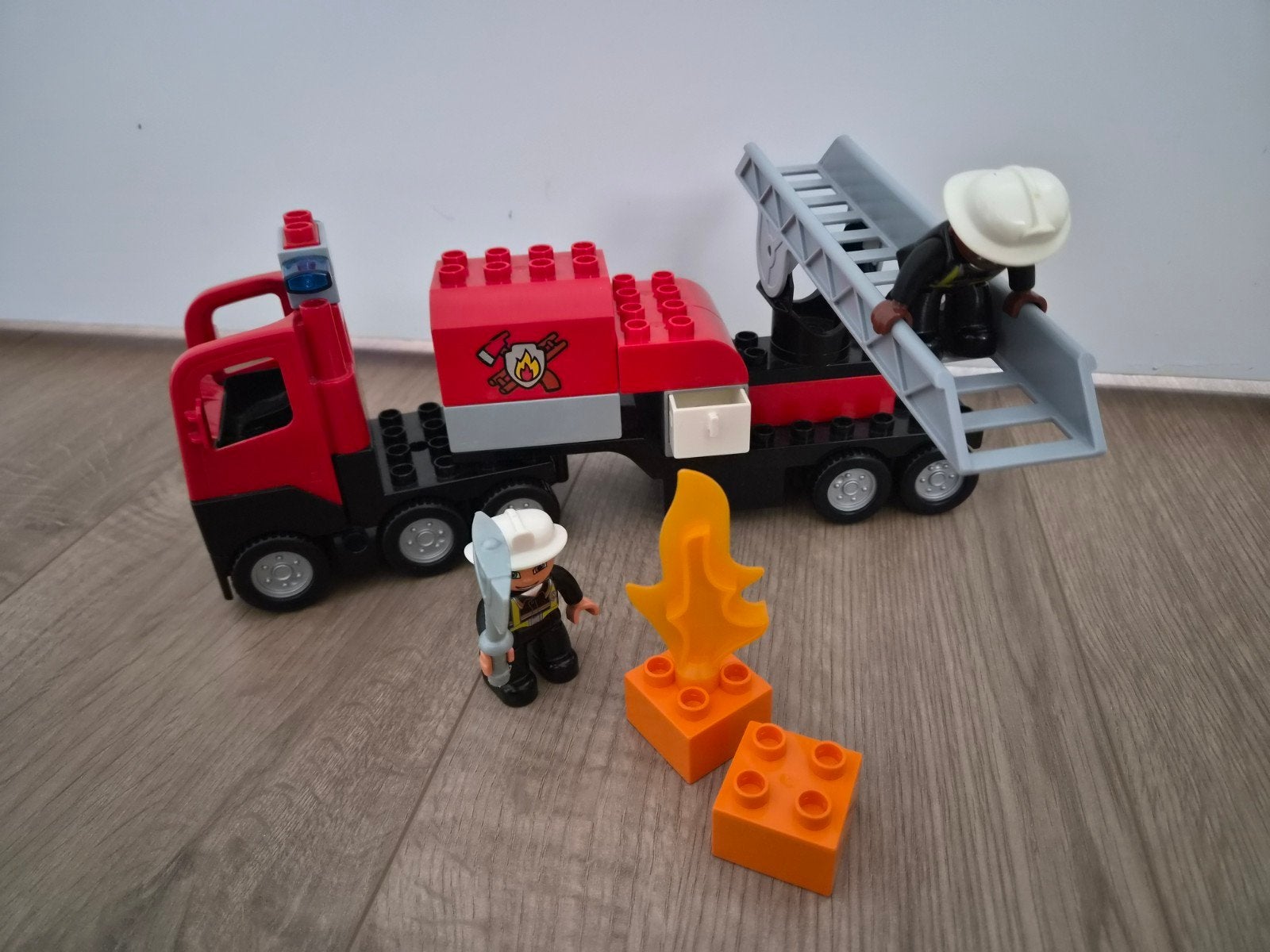 Duplo brandweerwagen 4977, Ophalen of Verzenden, Gebruikt, Duplo