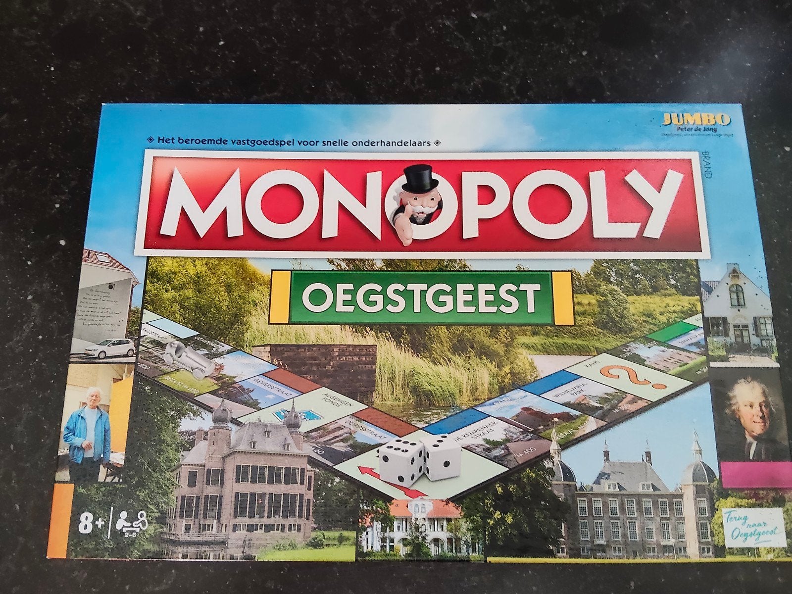 Monopoly Oegstgeest -  Nieuw, Vijf spelers of meer, Ophalen of Verzenden, Zo goed als nieuw, Jumbo