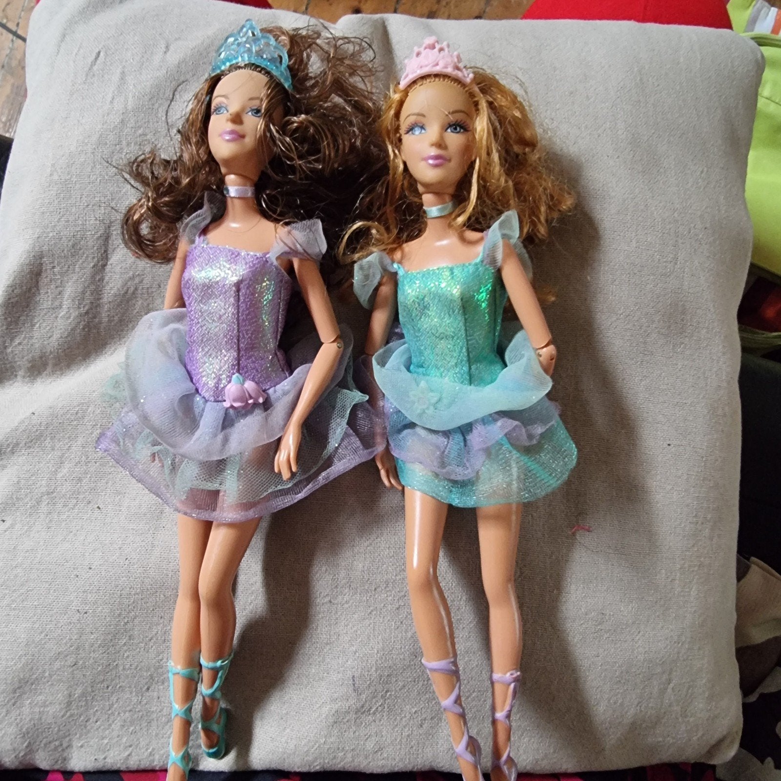 Vintage Barbie 12 Dansende Prinsessen Tweeling Isla & Hadley, Ophalen of Verzenden, Zo goed als nieuw, Barbie