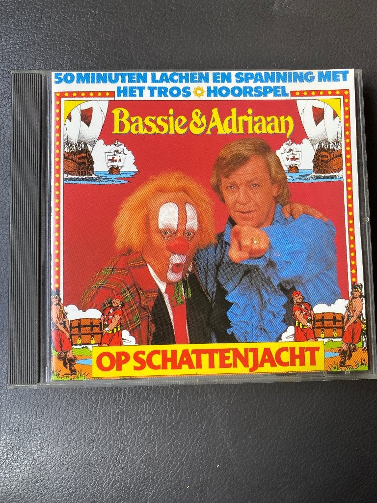 Bassie & Adriaan - Op Schattenjacht (TROS Hoorspel CD), Ophalen of Verzenden, Gebruikt, Verhaal of Sprookje, 6 tot 9 jaar