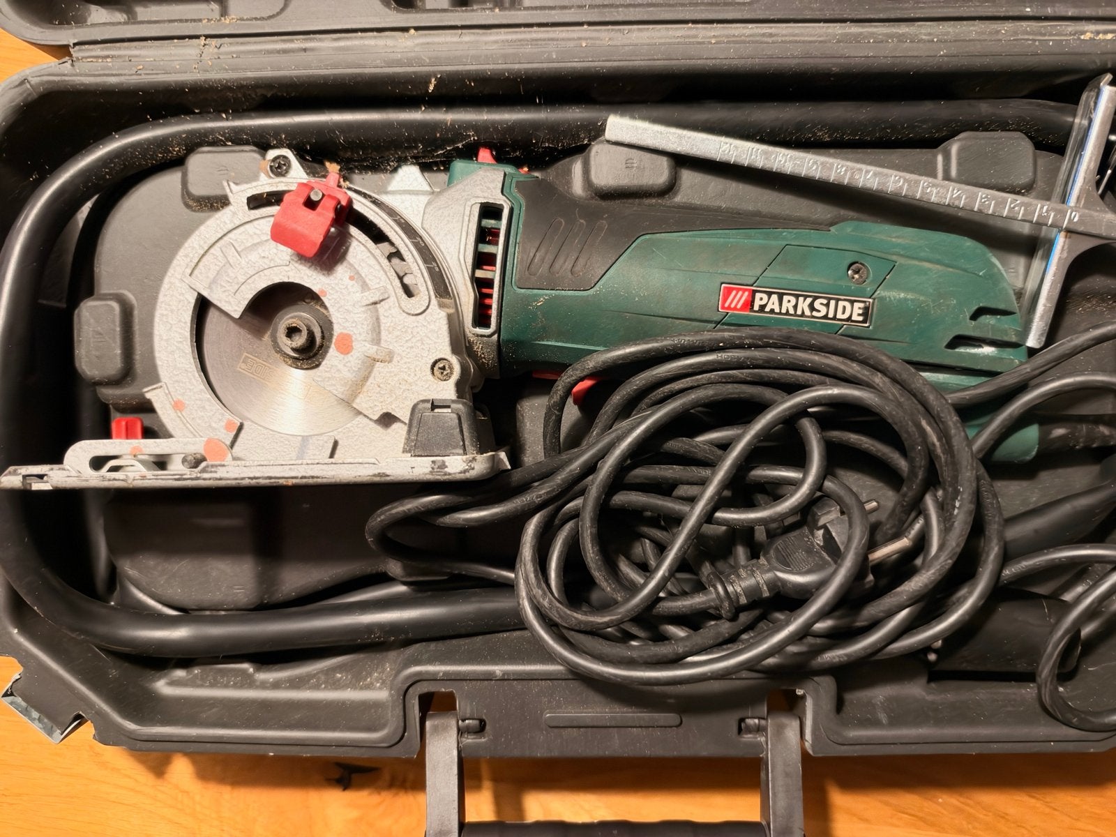 Parkside Mini Invalzaag PTS 480 A1 - Gebruikt, Doe-het-zelf en Verbouw, Ophalen, Minder dan 30 mm, Gebruikt, Invalzaag