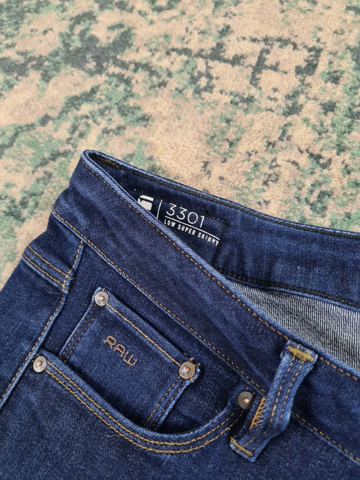 G-star midge straight W31 L28 Dames Tulsi3128 Blauw Low-rise, Blauw, Ophalen of Verzenden, W30 - W32 (confectie 38/40), G-STAR RAW