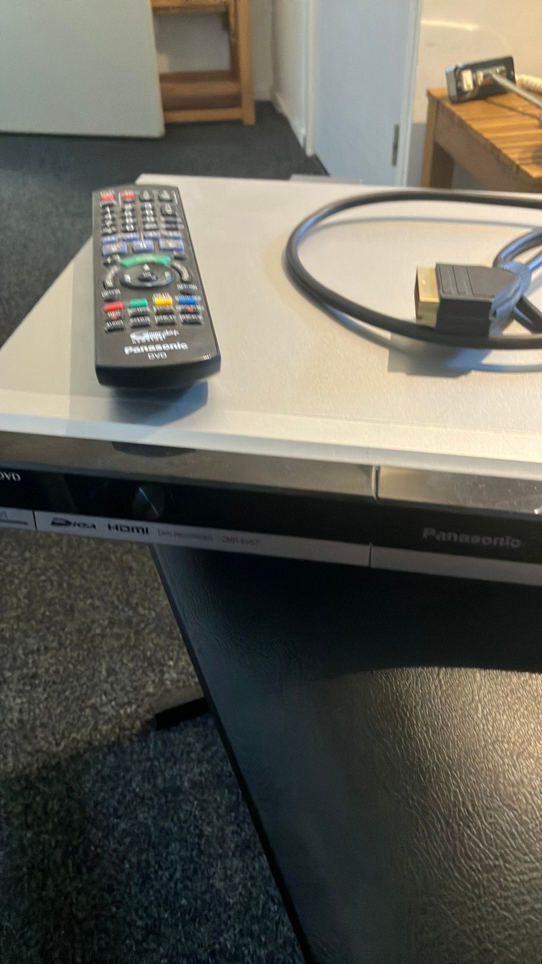 Panasonic DVD met afstandsbediening, Ophalen, Zo goed als nieuw, Panasonic