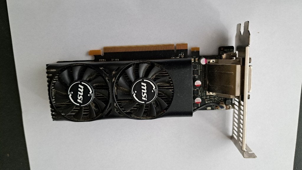 MSI GeForce GTX 1050 Ti 4GT LP (4GB GDDR5 / Low Profile), Computers en Software, PCI-Express 3, Gebruikt, HDMI, Ophalen of Verzenden