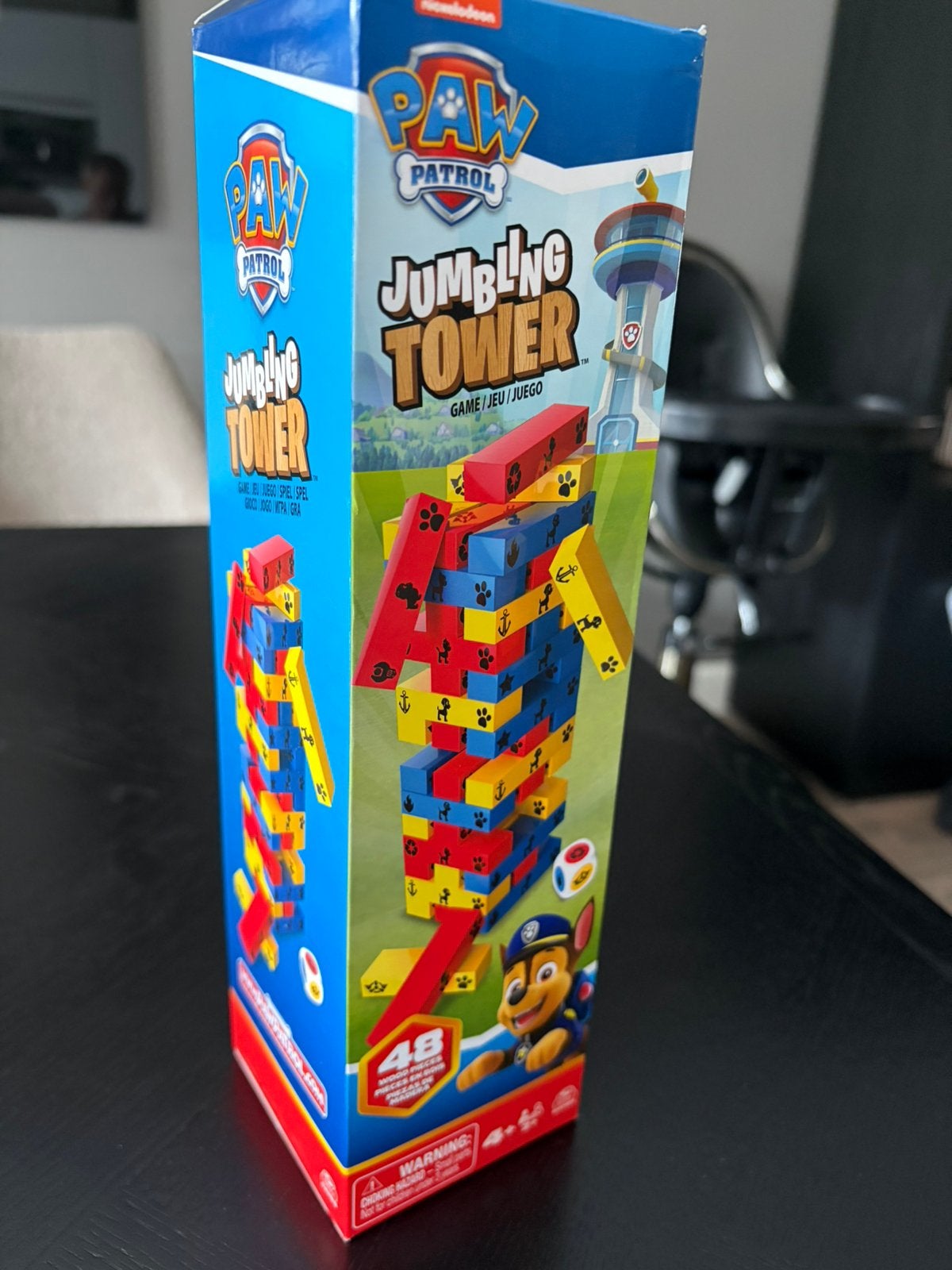 PAW Patrol Jumbling Tower spel, Ophalen, Zo goed als nieuw