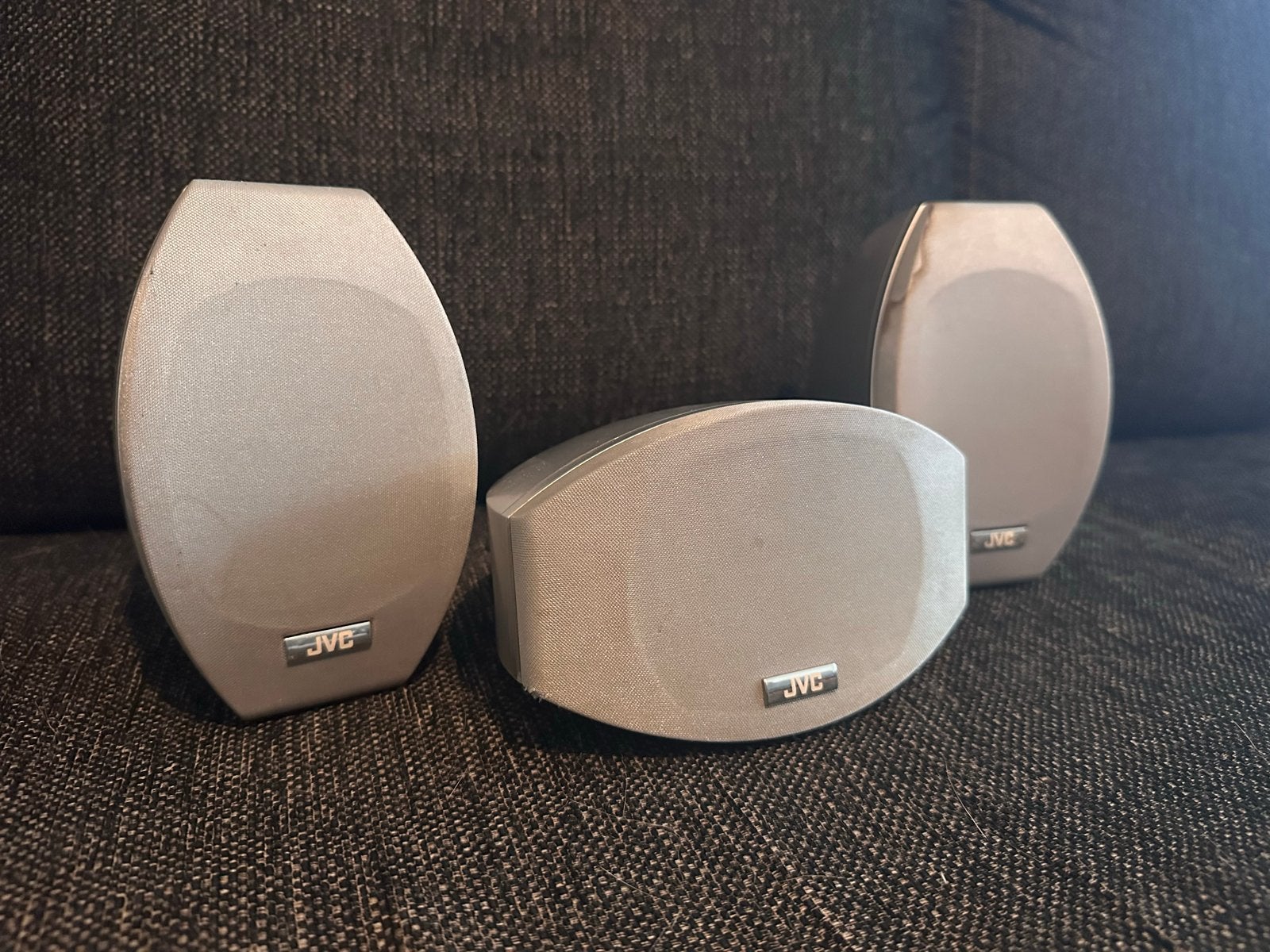 JVC SP-THA55 2 front speakers + 1 center speaker, Ophalen, Gebruikt, 60 tot 120 watt, JVC