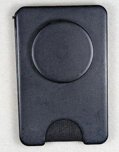 PopSockets popwallet+ magSafe kaarthouder zwart met popgrip, Ophalen of Verzenden, Nieuw, Zwart, Overige merken