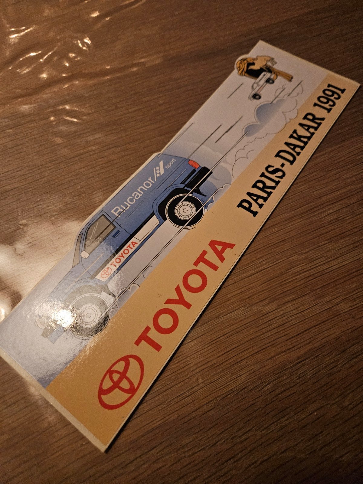 Toyota Paris Dakar sticker, Ophalen of Verzenden