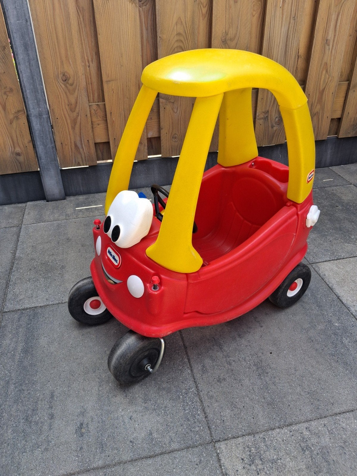 Little Tikes loopauto, Ophalen