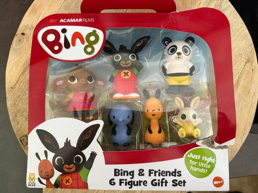 Nieuwe Bing & Friends 6 Figuren Cadeauset - Perfect voor kle, Kinderen en Baby's, Speelgoed | Actiefiguren, Ophalen, Nieuw