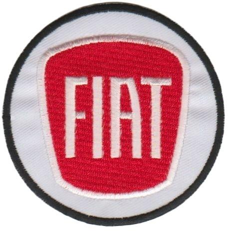 Fiat stoffen opstrijk patch embleem #7, Ophalen of Verzenden, Nieuw, Auto's