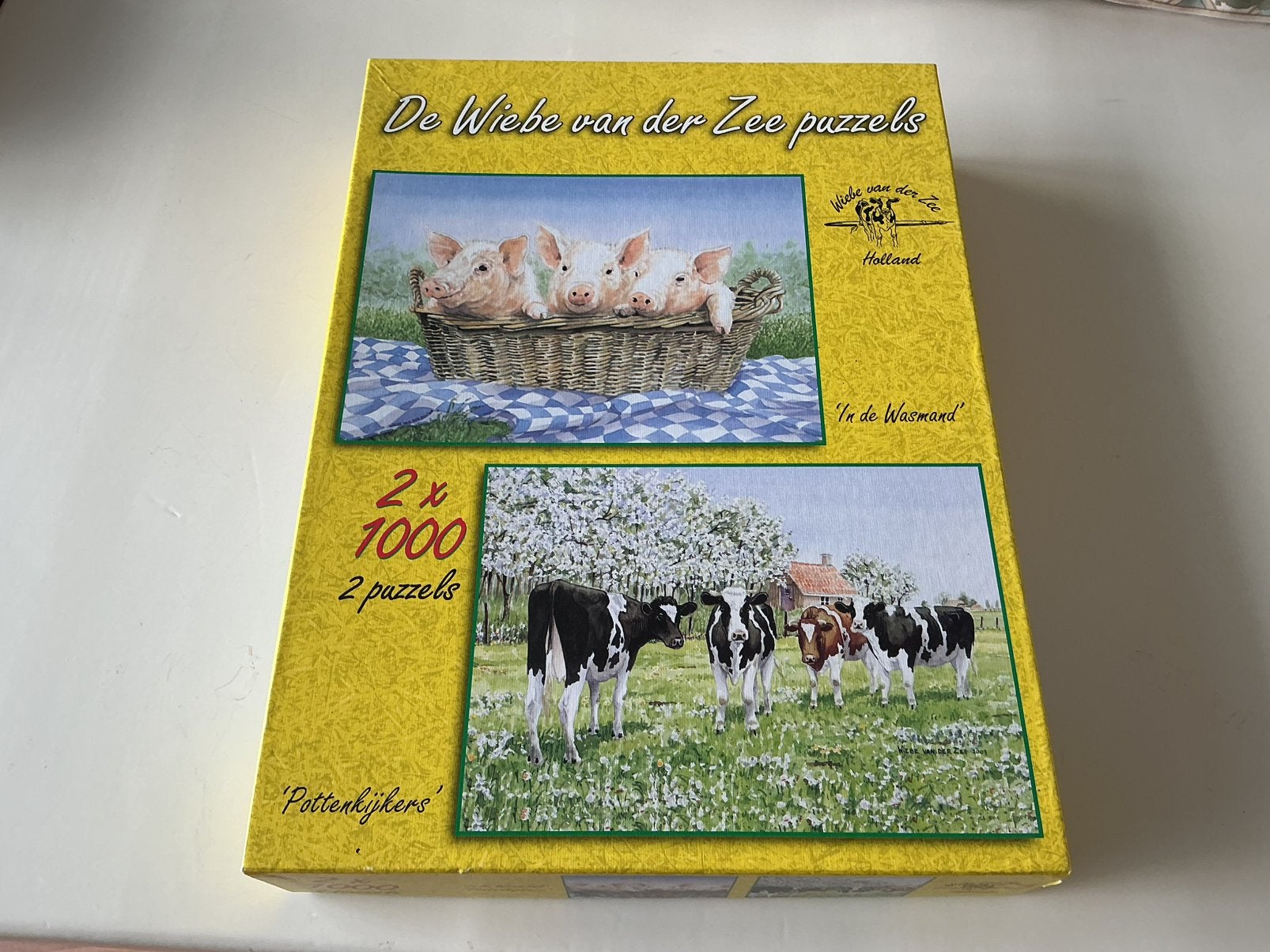 Puzzels Wiebe van der Zee (nieuw in doos), Ophalen of Verzenden, 500 t/m 1500 stukjes, Nieuw, Legpuzzel