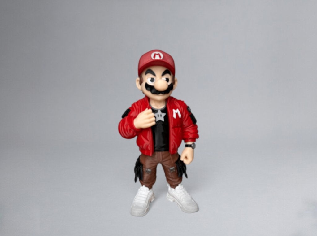 Mario Urban Vibes – Street Style Figuur – 30 cm, Ophalen of Verzenden, Nieuw, Fantasy