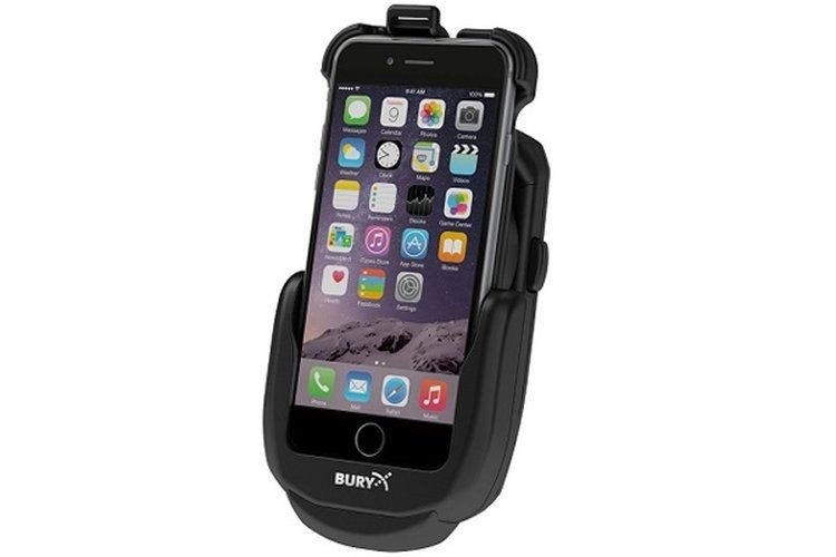 Bury System 9 Apple iPhone 6 6S 7 8 SE 2020 2022 autohouder, Auto diversen, Carkits, Zo goed als nieuw, Ophalen of Verzenden