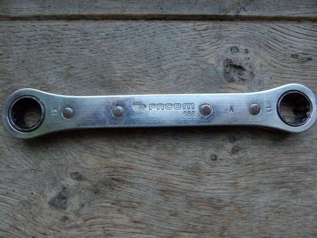 Facom 588 ringratelsleutel 12 13, Ophalen of Verzenden, Zo goed als nieuw