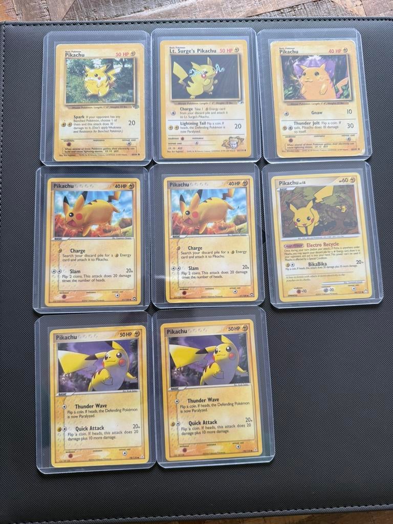 Pikachu Pokemon kaarten collectie., Ophalen of Verzenden, Nieuw, Meerdere kaarten