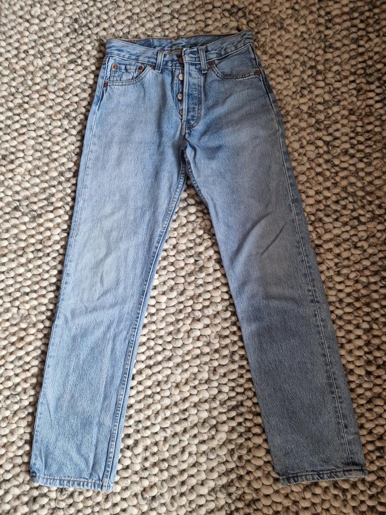 Levi's 501 vintage jeans w27 l30 perfecte staat - nieuw, Ophalen of Verzenden, Zo goed als nieuw, Blauw, W27 (confectie 34) of kleiner