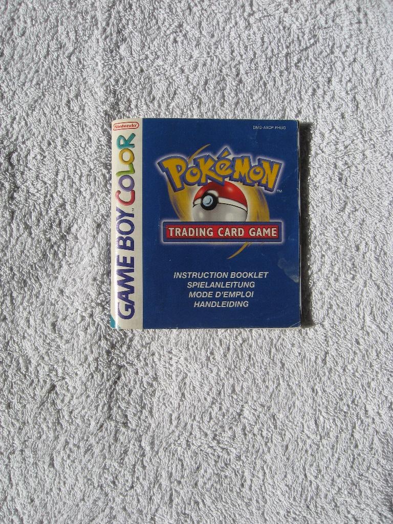 Pokémon handleiding trading card game Gameboy Color N.E.D.F., Spelcomputers en Games, Games | Nintendo Game Boy, 1 speler, Ophalen of Verzenden